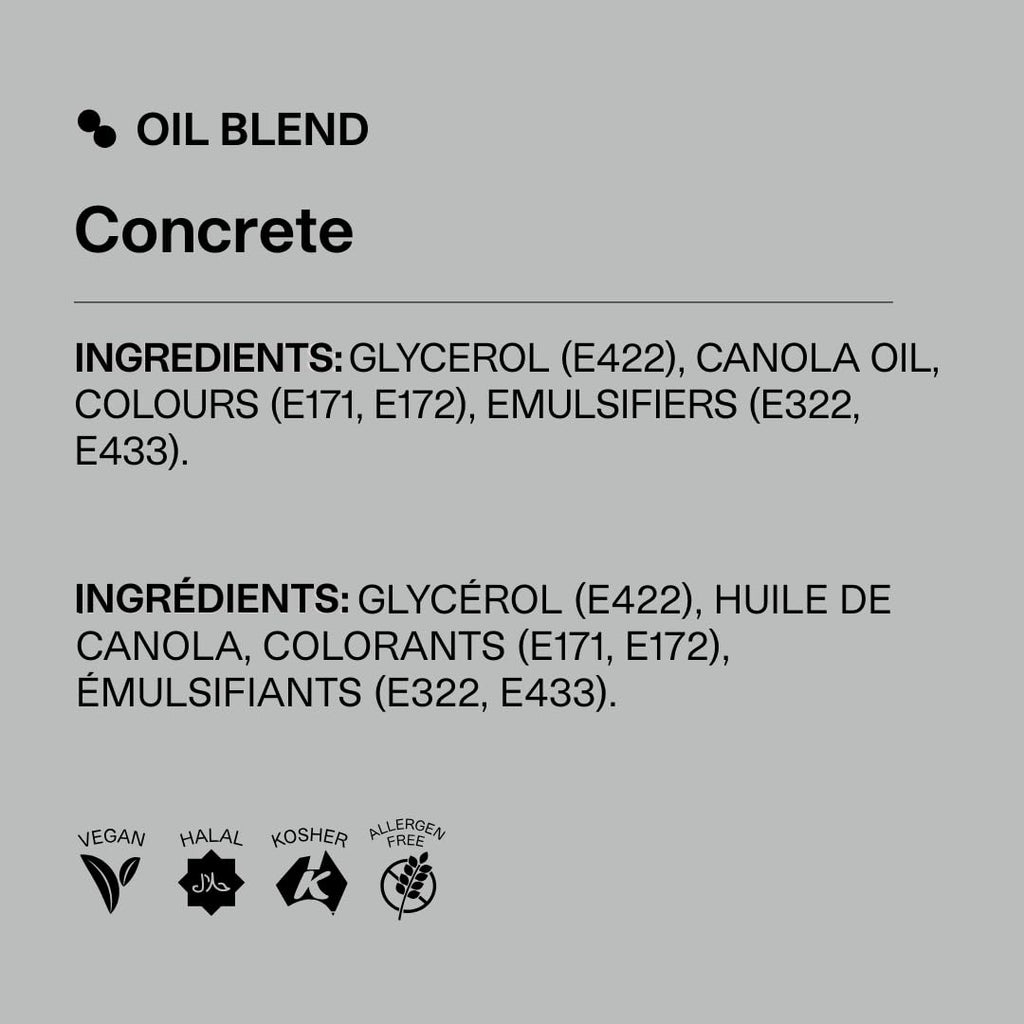 Colour Mill Oil-Based Food Coloring, 20 Milliliters Concrete