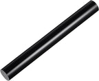 HARFINGTON Acrylic Clay Roller 9 Inch x 1 Inch Solid Non-Stick Plastic Round Tube Roller Polymer Clay Rod Fondant Rolling Pin for Shaping, Sculpting, Modeling DIY Crafts, Black