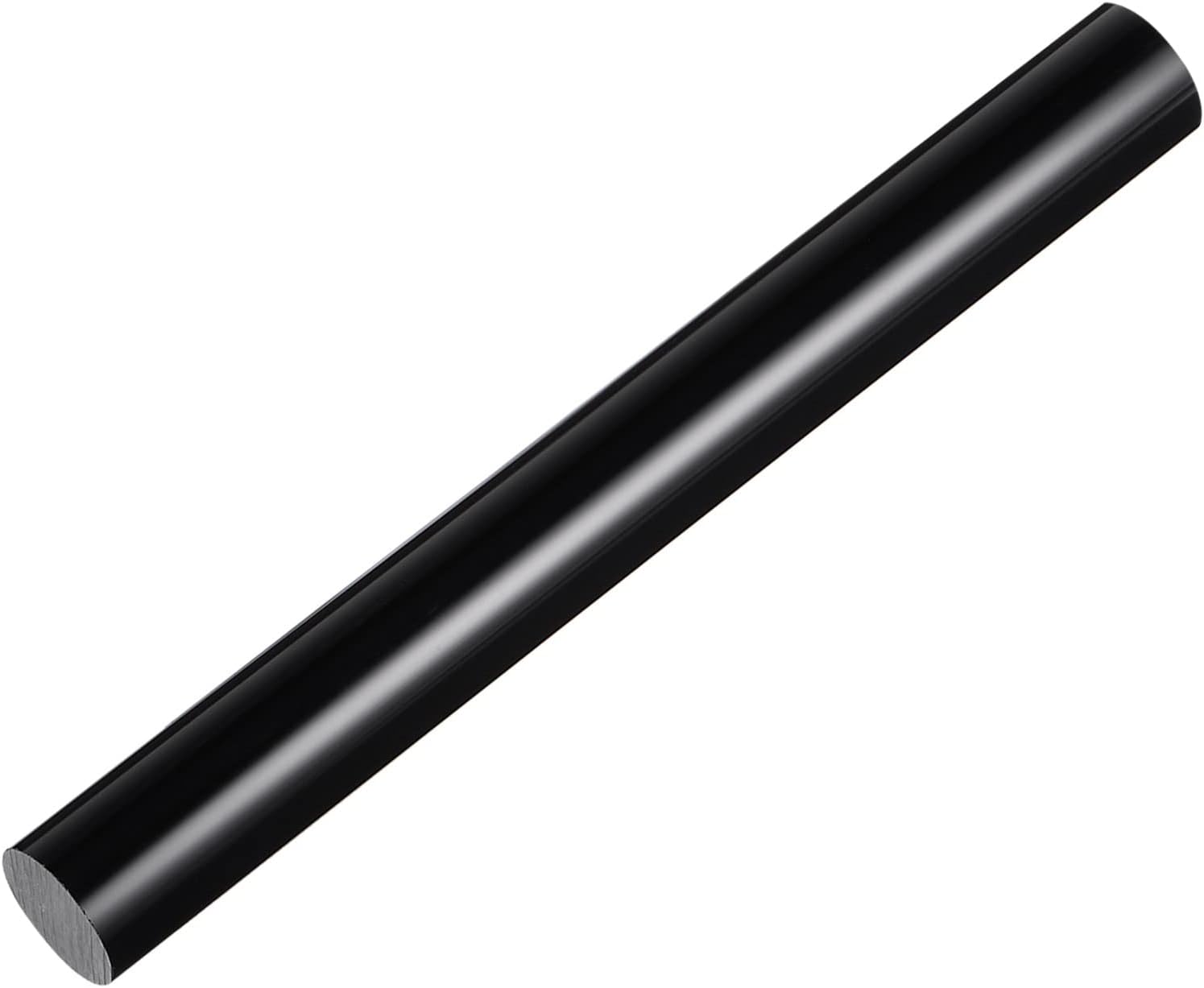 HARFINGTON Acrylic Clay Roller 9 Inch x 1 Inch Solid Non-Stick Plastic Round Tube Roller Polymer Clay Rod Fondant Rolling Pin for Shaping, Sculpting, Modeling DIY Crafts, Black