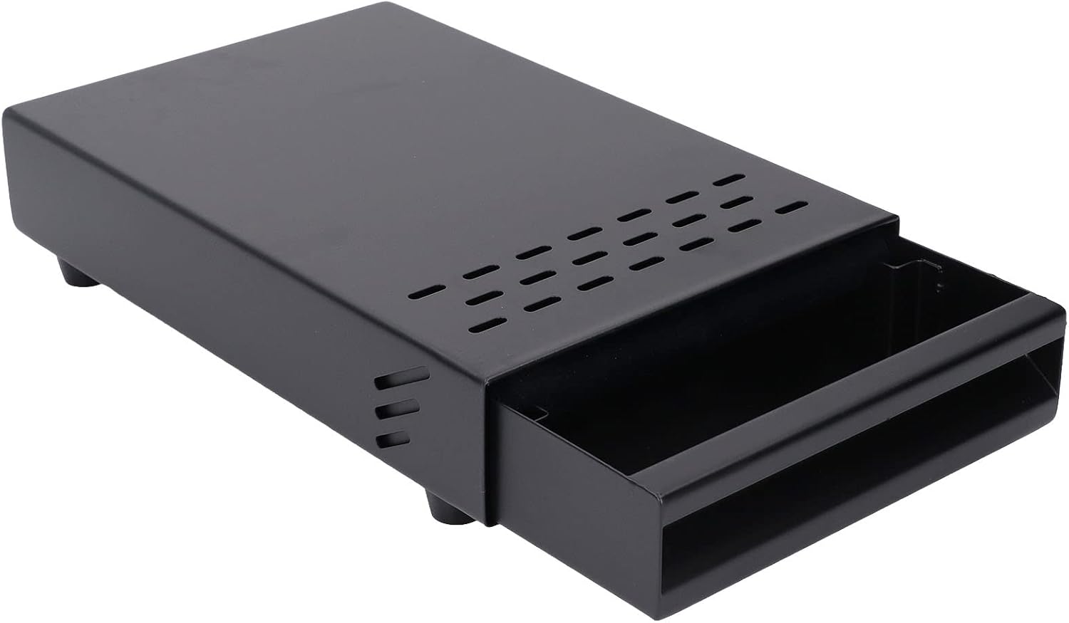 Stainless Steel Coffee Knock Box Drawer With Non Slip Feet, Rubber Lever Coffee Machine Drawer For Household Shop Knockbox With Drawer Coffee Knockout Drawer(Black)