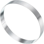 HARFINGTON Round Cake Ring 5.9 x 1 Inch Seamless Stainless Steel Pastry Mousse Dessert Ring Mirror Coating for Baking Cooking English Muffins Crumpet Making Tool