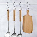 100-Pack Stainless Steel S Hooks - Heavy Duty, Reusable, Modern/Minimalist Design, Perfect for Kitchen, Closet, Bathroom, Rack, Shelf, Holder, Garment, Coat, Towel, Plant, Tool