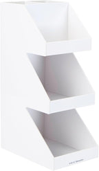 Mind Reader Coffee Tea Utensil and Condiment Station, Countertop Organizer, Coffee Bar, Kitchen, 6" L x 9" W x 16" H, White (Pack of 2)