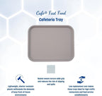 Carlisle FoodService Products Cafe Plastic Fast Food Tray, 14" x 18", Gray