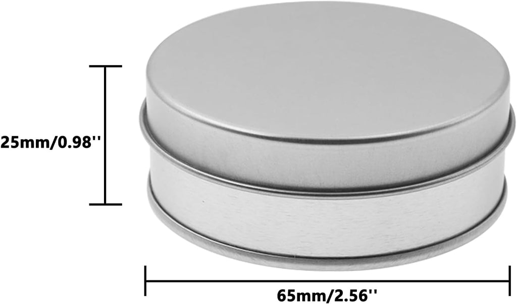 Metal Empty Boxes, Tin Boxes with Lid,Small Silver Tin Boxes,Stackable Organizer Containers,8PCS Storage Tin for Home Outdoor Active Storage Containers