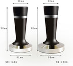 51mm 2 in 1 Coffee Tamper Espresso Hand Tamper 304 Stainless Steel Espresso Coffee Tamper with WDT Tool and Mat (51mm 2 in 1)
