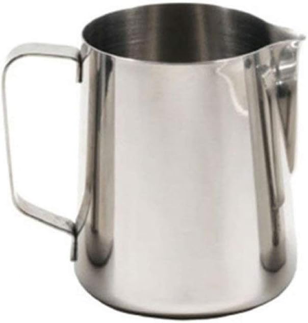 Rattleware 32 oz Macchiato Milk Frothing Pitcher - Premium Stainless Steel, Perfect for Latte Art Enthusiasts, Ideal for Home & Commercial Use