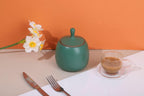 Kitchen Canisters Vintage Ceramic Food Storage Jar with Airtight Lid for Tea, Coffee, Herb, Sugar, Spice, Nuts (Ancient Green)