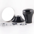 MOJAE 58mm Espresso Tamper with 304 Stainless Steel Flat, Coffee Tamper for 58mm Portafilters (Black)