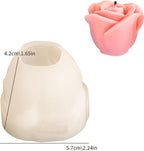 2 Pack Rose & Succulent Silicone Molds for Candle Making & Home Decor