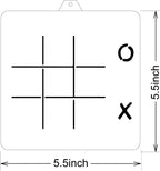 Cookie cutter and stencil set Baking stencils and cutters bundle DIY bakery decorating kit Cookie cutter with stencils Icing stencil and cookie cutter combo (Tic-tac-toe)