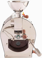 Kaldi Fortis Coffee Roaster with Accessories, 600g Batch, Gas burner is required. (Semi-Convective Type, Dual Data Logger Thermometer)