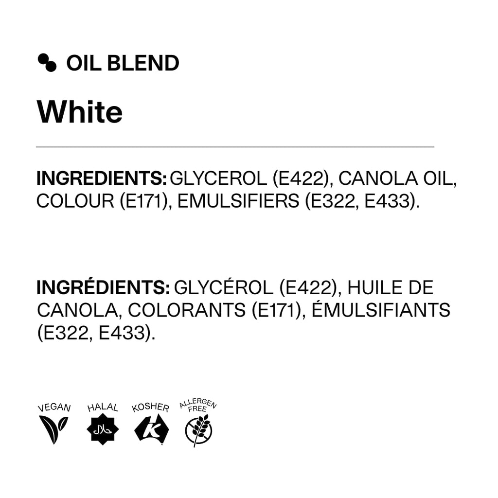 Colour Mill Oil-Based Food Coloring, 20 Milliliters White