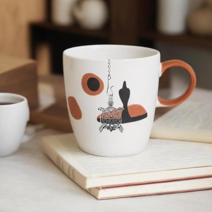 Tea Infusers for Loose Tea 3 Sets Tea Infuser Loose Leaf Tea Steeper Tea Stainless Steel Ball Mesh Tea Strainer Filters with Crtstal Pendant (Animal 2)