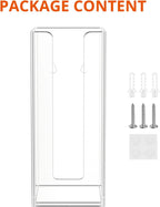 Richboom Acrylic Coffee Cup and Lid Storage Organizer Holder, 1 Compartment, Clear