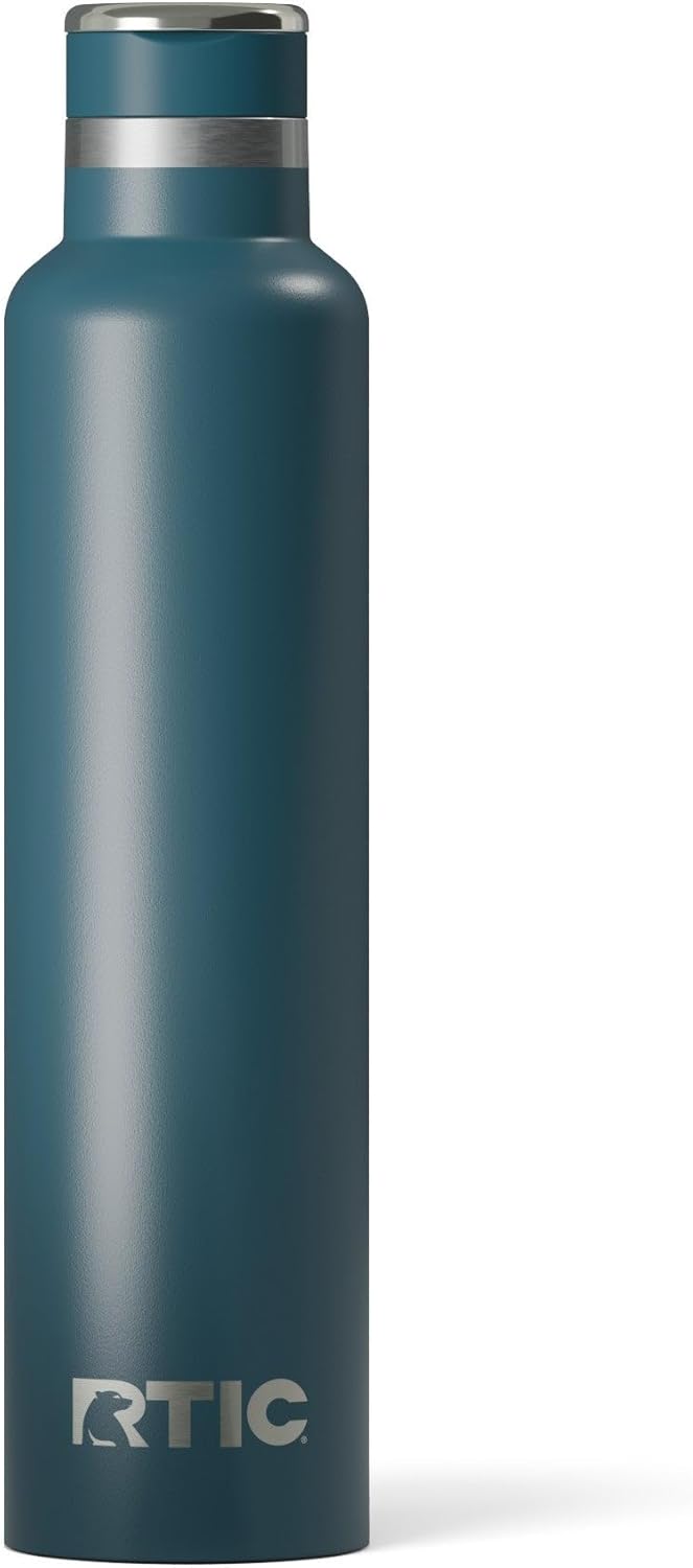 RTIC 26oz Journey Bottle Metal Stainless Steel Vacuum Insulated, BPA Free, Reusable, for Water, Hot and Cold Drinks, Travel, Sports, Camping, Marine