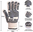 CZSYZCZS Extreme Heat Resistant Oven Gloves - 932F - Cooking Gloves for BBQ, Grilling, Baking,Cutting, Smoker Fireplace