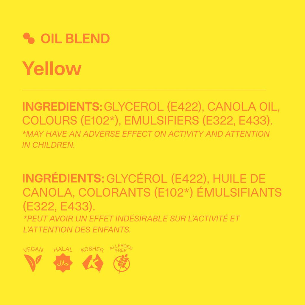 Colour Mill Oil-Based Food Coloring, 20 Milliliters Yellow