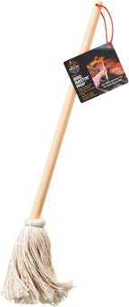 Better Grillin BBQ Bastin Mop Basting Barbecue Brush/Mop Easily Applies Marinades, Sauces, Washes Out, 16in Handle, 1pk