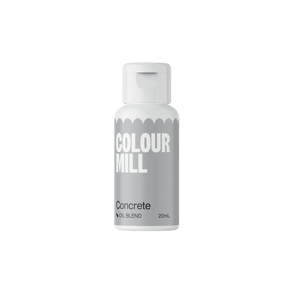 Colour Mill Oil-Based Food Coloring, 20 Milliliters Concrete