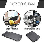 HauSun Handy Sliding tray Sliding Tray Mat for Coffee Maker,Kitchen Appliance Moving Caddy,Countertop Stoage for Air Fryer, Blender, Stand Mixer,Food Processors,2 Sets