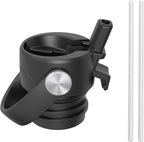 Super Sparrow Insulated Water Bottle - 17 Oz / 25 Oz / 32 Oz - Standard Mouth FlipFlow Flask - BPA Free, Leak Proof Drink Bottle- Ergonomic Straw Water Bottles for Work, Gym, Travel, Sports