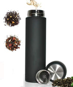 17 oz Car Logo Black Frosted Travel Mugs & Tumblers Vacuum Insulated Stainless Steel Thermal Bottle Fashion Business Thermal Cup for Hot or Cold Drink Coffee Or Tea (fit genesis)