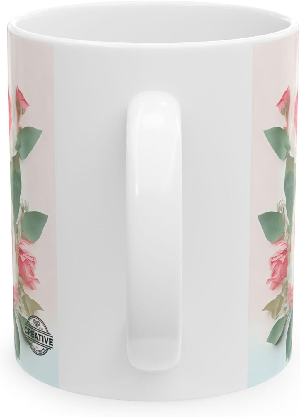 11 OZ Novelty Coffee Mugs - Christmas Gift (Rose Flower Theme)