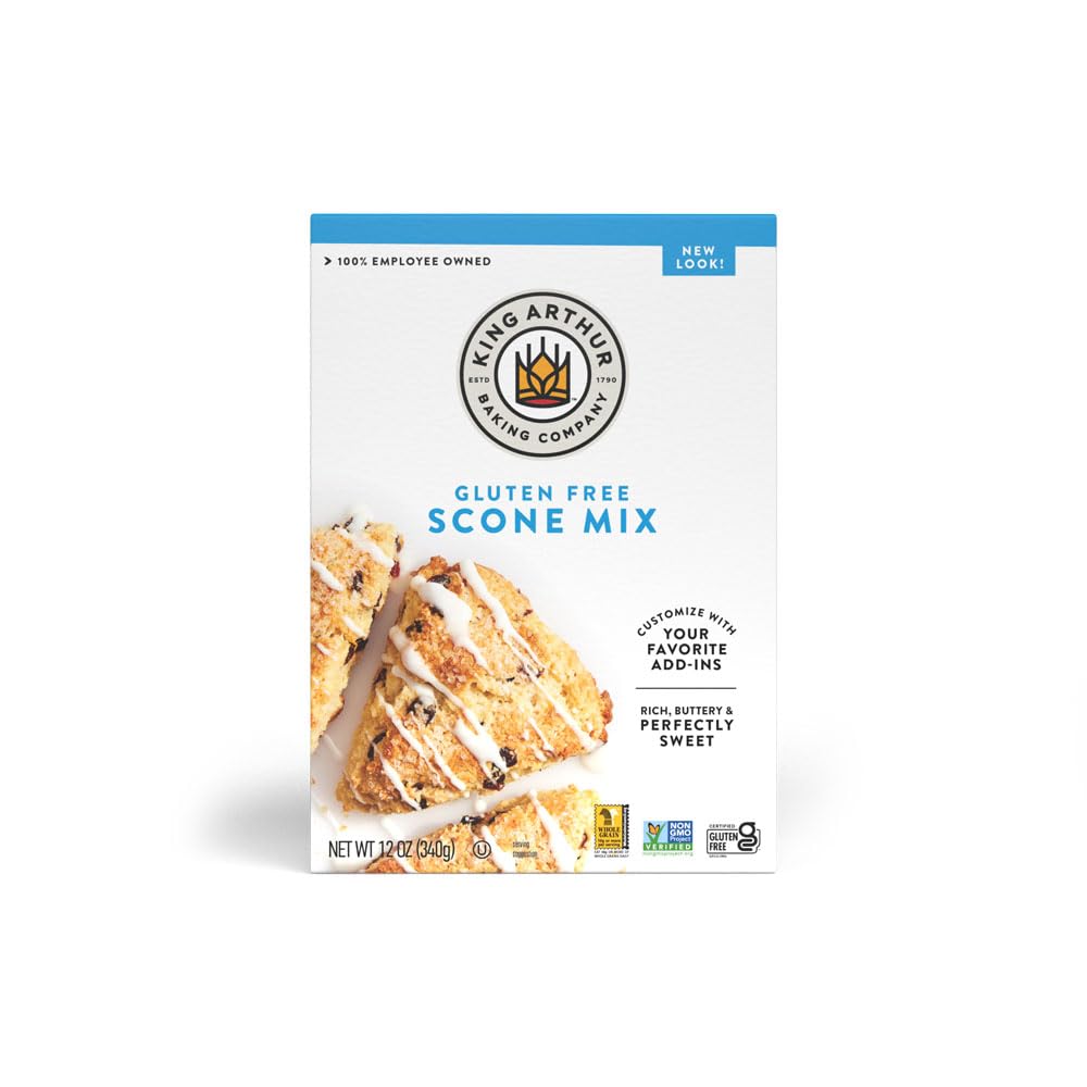 King Arthur Baking Company Gluten-Free Scone Mix 12 oz., Breakfast Mix, Non-GMO