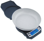 American Weigh Scales Precision Digital Kitchen Weight Scale, Food Measuring Scale with Bowl 3kg x 0.1g (Black), LB-3000
