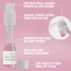 Bakell - Soft Pink Tinker Dust (4g, 1x Mini Spray Pump) Edible Glitter for Food, Desserts, and Beverages!