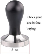 Coffee Tamper 51mm Barista Espresso Base Coffee Bean Press