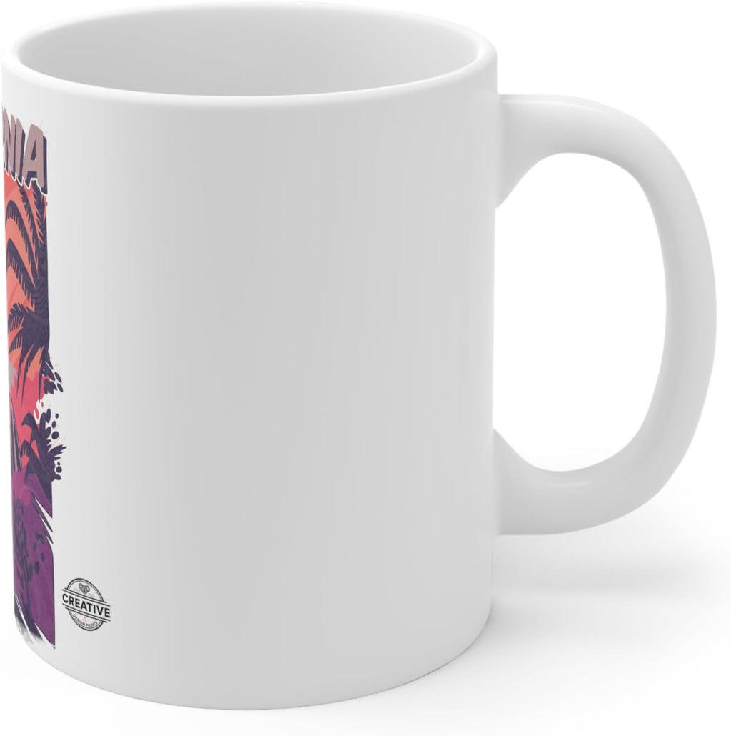 11 OZ Novelty Coffee Mugs - Christmas Gift (California Vibes Theme)