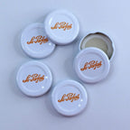 Le Parfait Bottles French Glass Milk Bottle with 48mm Printed Logo Airtight Metal Twist Cap | Used for Smoothie, Water Bottle, Preserved Tomato Sauce & other Soups | 16oz (Pack of 6) 500ml