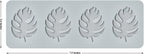 Leaves Silicone Cake Decorating Molds, Embossing Lace Fondant Molds