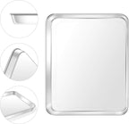 Baking Sheet with Rack Set, Yododo Set of 4 (2 Sheets + 2 Racks), Stainless Steel Cookie Sheet Baking Pan Tray with Cooling Rack, Non Toxic & Heavy Duty & Easy Clean - Size of 16 inch