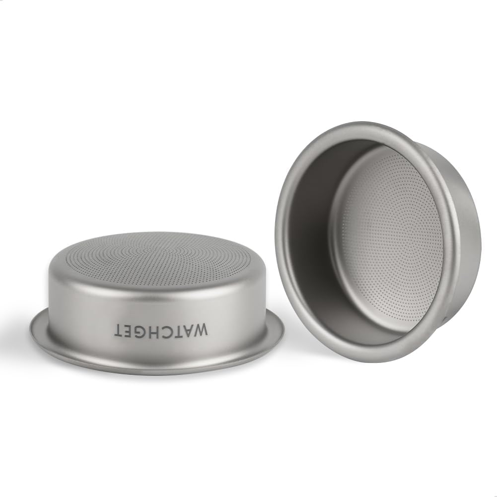 watchget 58mm Espresso Filter Basket, 18-20g Titanium Fliter Basket High-Speed and Precision Extraction Portafilter Basket Filter Fits Most 58mm Protafilter