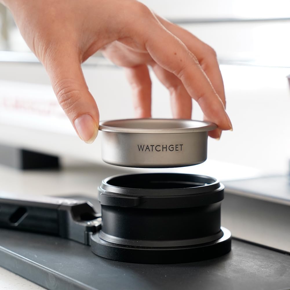 watchget 58mm Espresso Filter Basket, 18-20g Titanium Fliter Basket High-Speed and Precision Extraction Portafilter Basket Filter Fits Most 58mm Protafilter