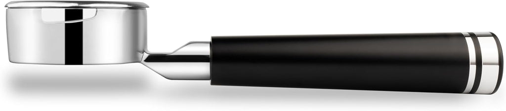 LILQ 58mm Bottomless Naked 2 Ears Portafilter Compatible with Breville Machines– Includes 18–20g Basket (Aluminum Flat, 58mm For Breville)