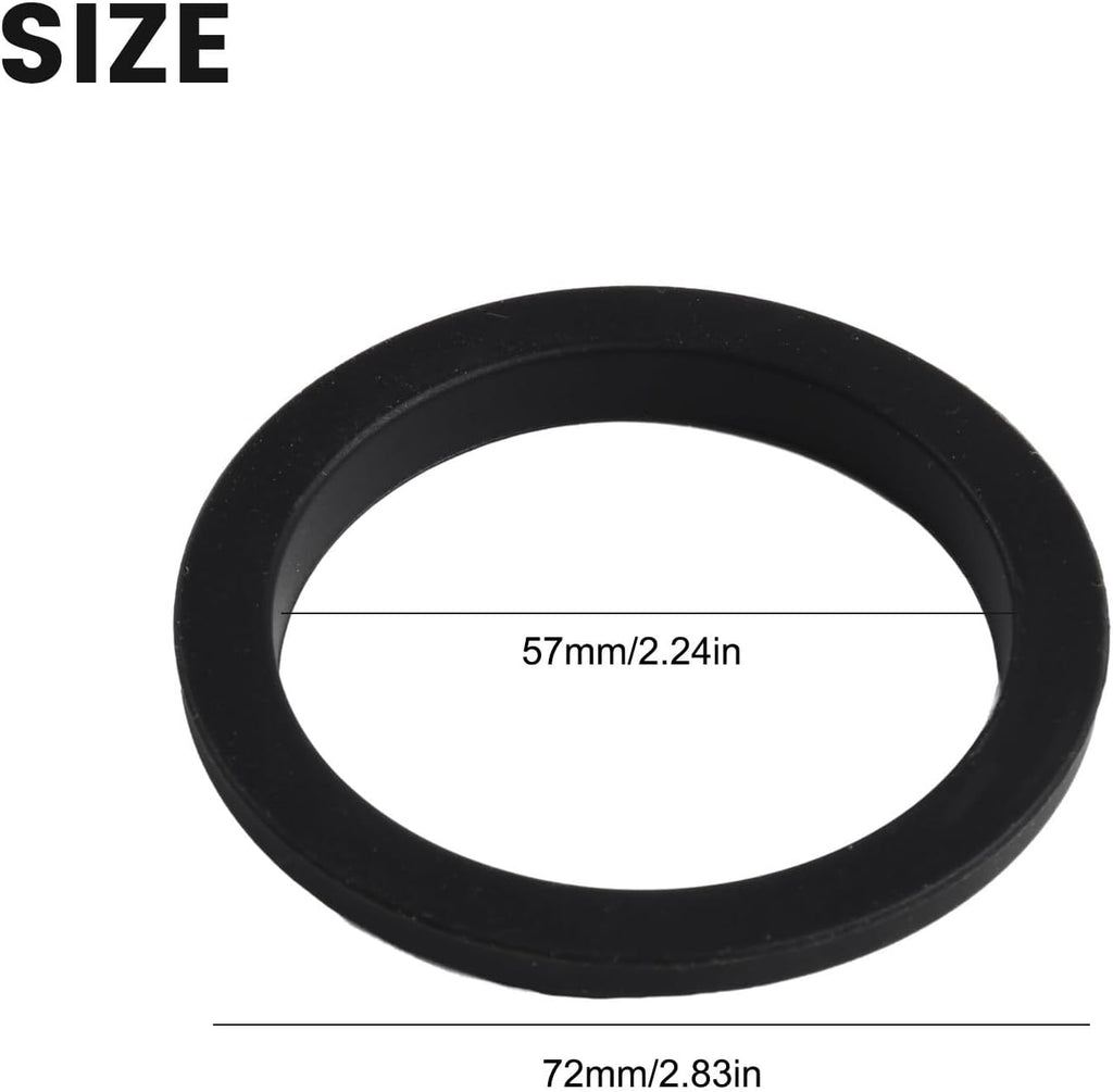 Fit For Nuova SIMONELLI APPIA 1/2/Life, For Nuova Simonelli Appia Espresso Machine Group Head, Silicone Rubber Conical Gasket, Black, Replacement Part, 72X57x9x5mm (1PCS)