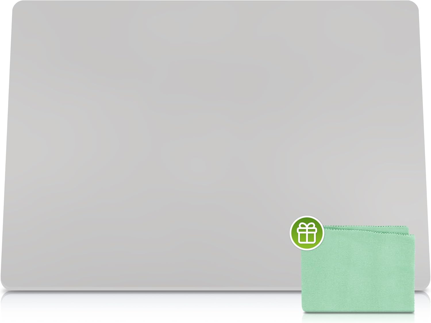 Large Silicone Mat 28" x 20" Thick Heat Resistant, Kitchen Counter Mat Waterproof - Coffee Machine, Glass Top Stove Cover Countertop Protector for Air Fryer, Baking (Semi-Translucent)