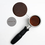 watchget 53mm Espresso Puck Screen Lower Shower Screen 1mm Thickness 150μm Metal Coffee Filter 316 Stainless Steel Reusable Espresso Screen for 54mm Portafilter Filter Basket(53mm(1mm thick))