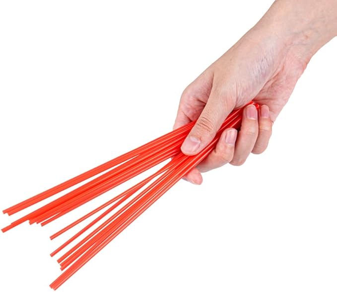 Restaurantware Restpresso 7 Inch Cocktail Stirrers 5000 Disposable Coffee Stirring Rods - Premium Odorless Red Plastic Stirrers For Coffee For Hot And Cold Drinks For Bars Or Offices