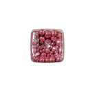 Edible Rose Gold Sugar Pearls Candy Sprinkles 120G/ 4.23Ounce Baking Cake Sprinkles Cupcake and Cake Topper Cookie Decorations Wedding Party Valentines Halloween Christmas Supplies