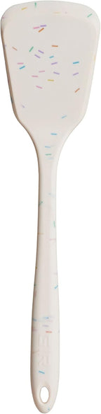 GIR: Get It Right Silicone Turner - Non-Stick Heat Resistant Silicone Spatula Turner for BBQs & Cookouts - Lifts, Flip, and Transfer Food Items - 13 Inch, Sprinkles