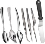 7 Piece Stainless Steel Culinary Specialty Tools Set for Professional Chefs and Home Cooks