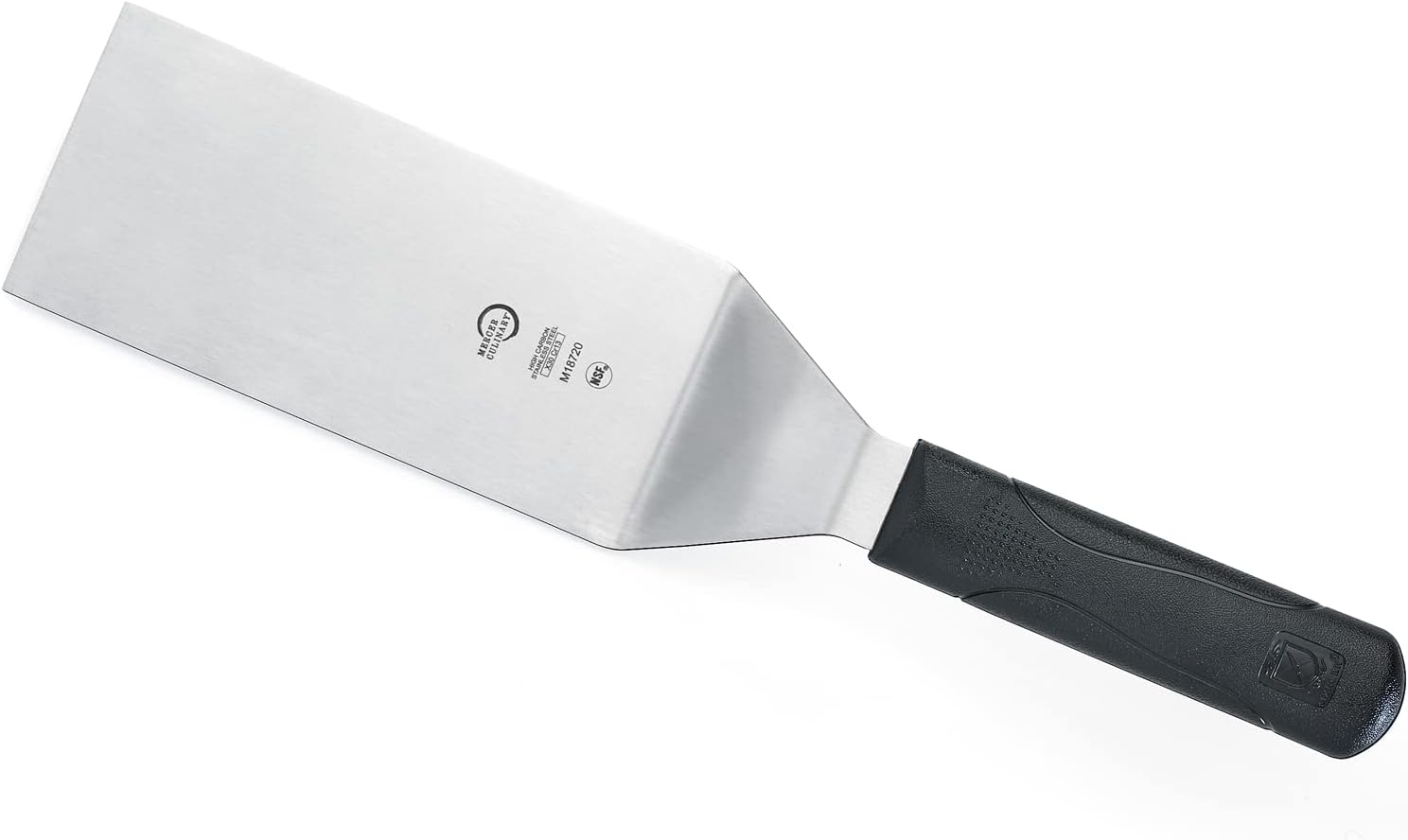 Mercer Culinary Millennia Turner/Spatula, 6 Inch x 3 Inch Blade, Black Handle