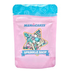 Manvscakes Sprinkles- Edible Cake and Cupcake Sprinkles with Assorted Shapes and Sizes, Metallic Sprinkle Mix for Cookies, Ice Cream, Cake and Cupcake Decorating, 4 oz (Pink, Black, and Blue)