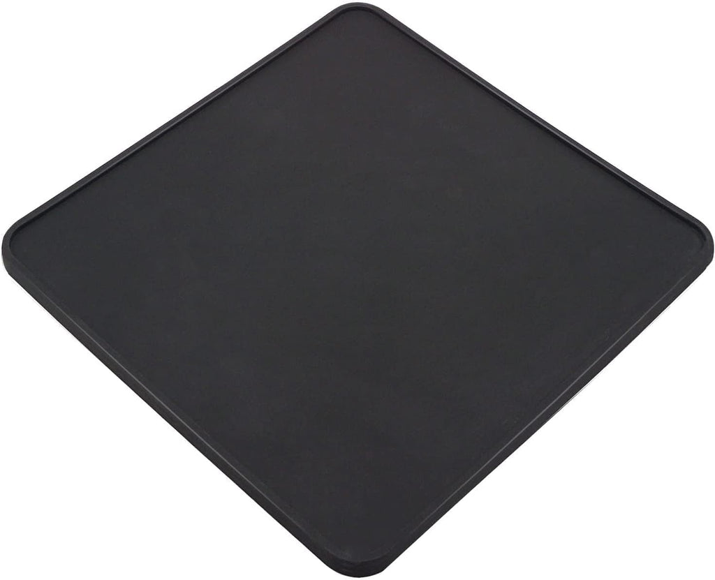 Coffee Tamper Mat for Portafilter - Silicone Tamping Pad -Espresso Machine Accessories (Black)