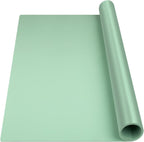 Silicone Mats for Kitchen Counter, Nonslip Silicone Mats for Crafts Countertop Protector Heat Resistant Mat (78.7” x 24” x 0.08”, Light Green)